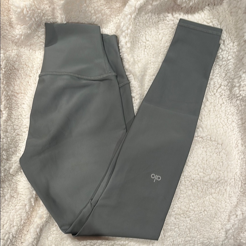 ALO Yoga Charcoal Gray High-Rise Leggings